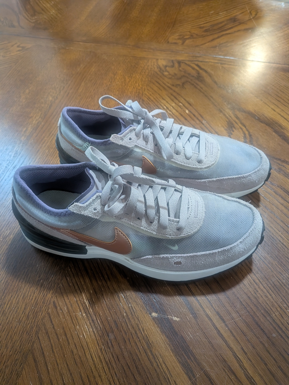 Nike Kids Sneakers - Light Purple with Rose Gold Swoosh